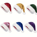 Christmas Double-Layer Sequined Hat