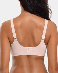 Scallop-Neck Wireless Seamless Bra