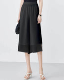 Double-Layered High-Waisted Loose Casual Pants