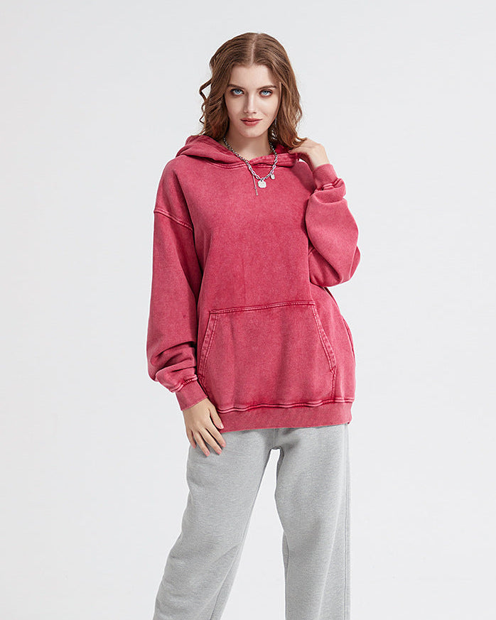 Cotton Loose Retro Thicken Hoodie