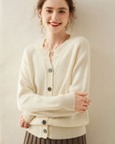 Cashmere Knitted Cardigan