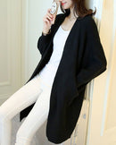 Bat Sleeve Knited Long Cardigan
