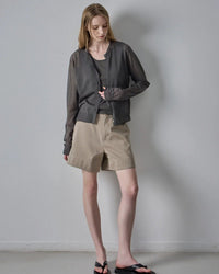Pure Cotton High-Waisted Casual Shorts