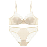 New Lace Soft Underwire Bra Set