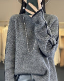 Wool Retro Turtleneck Thick Sweater