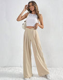 Pleated Casual Loose Wide-Leg Pants