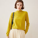 Semi-Turtleneck 100% Cashmere Sweater