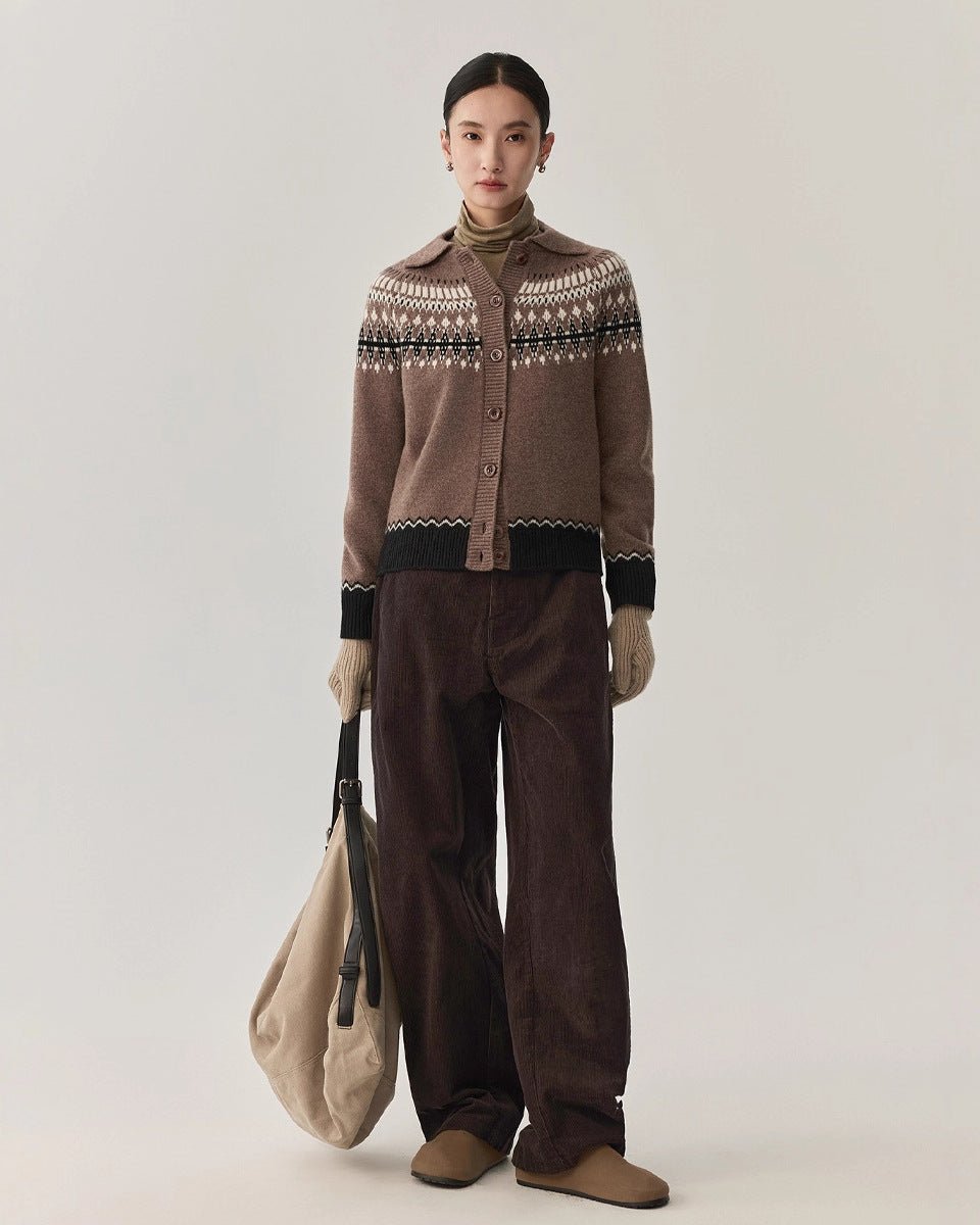 Sheep Wool Cardigan Sweater