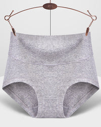 Plus-Size High-Waisted Pure Cotton Panties