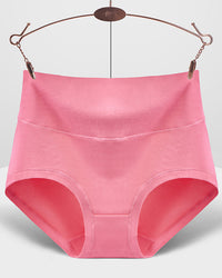Plus-Size High-Waisted Pure Cotton Panties