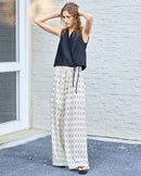 Tencel Linen Loose Straight-Leg Pants