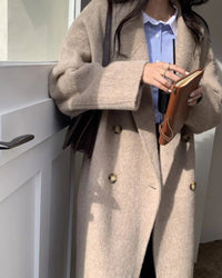 Long-Haired Baby Camel Wool Coat