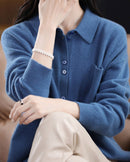 Wool Embroidered Pocket Sweater