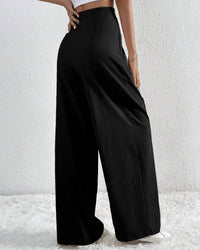 Pleated Casual Loose Wide-Leg Pants