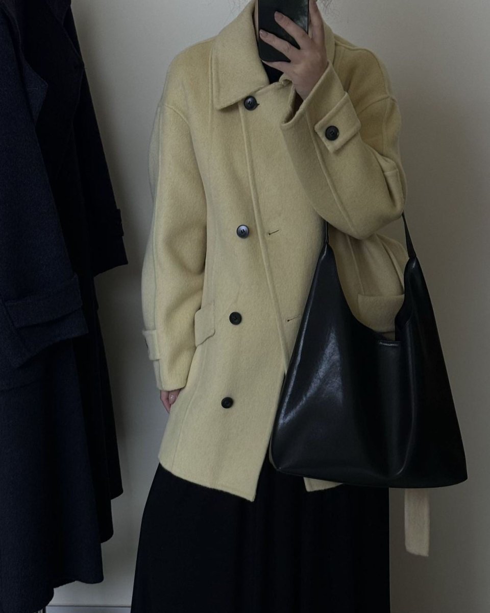 Luxury Wool Alpaca Wrap Coat