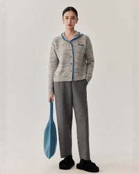 Sheep Wool & Alpaca Wool Hooded Knit Sweater