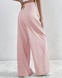 Pleated Casual Loose Wide-Leg Pants