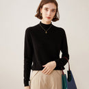 Semi-Turtleneck 100% Cashmere Sweater