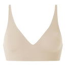 V-neck seamless rimless bra