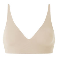 V-neck seamless rimless bra