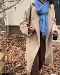 Long-Haired Baby Camel Wool Coat