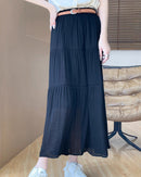 Patchwork Versatile A-Line Flowy Skirt