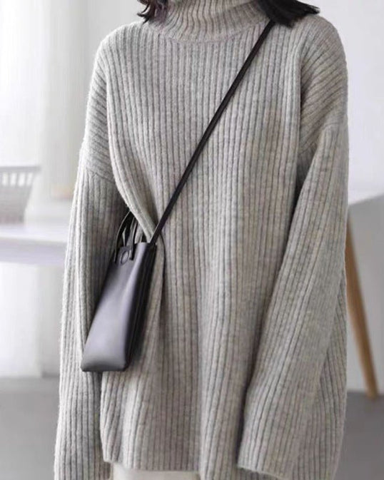 Cashmere Mid-Length Loose Sweater
