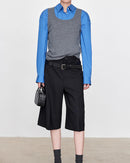 Casual Double-Waisted Five-Quarter Shorts