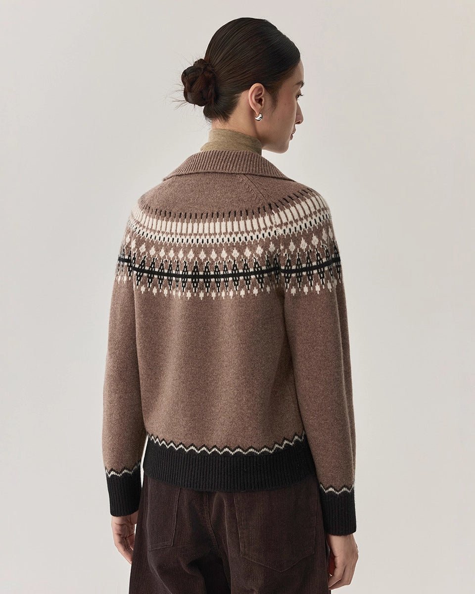 Sheep Wool Cardigan Sweater