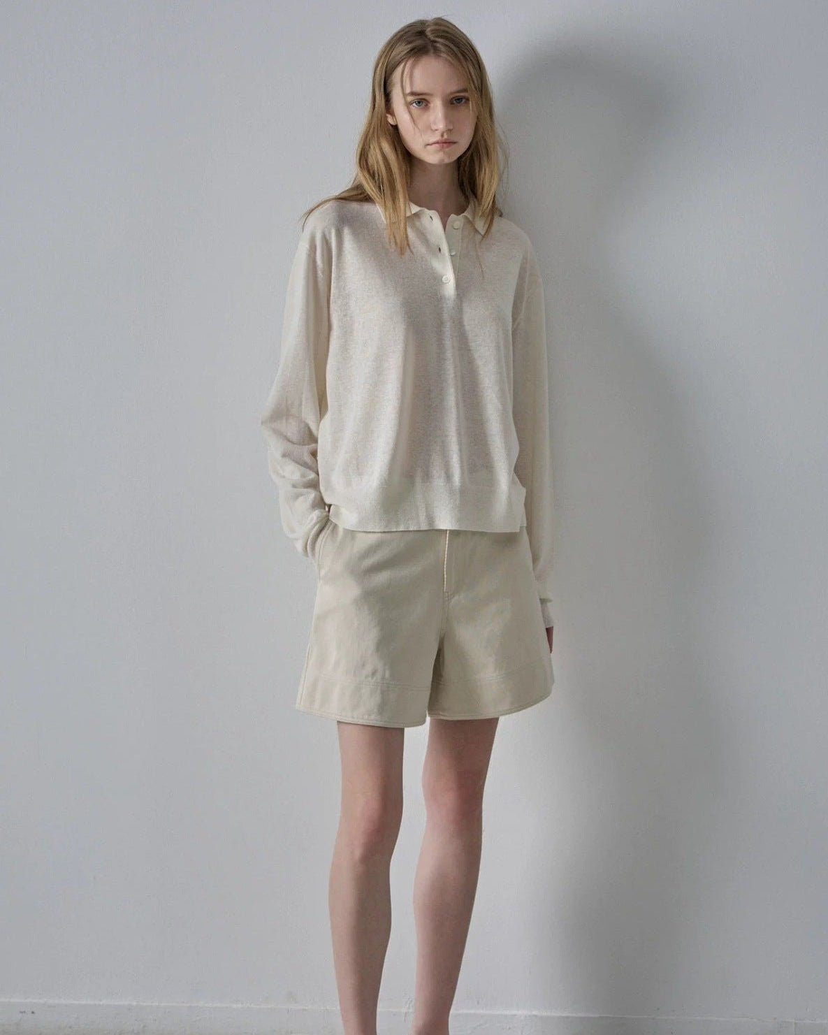 Pure Cotton High-Waisted Casual Shorts