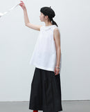Ruffled V-Neck Button-Down Shirt