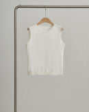 Round Neck Sleeveless Pullover Vest