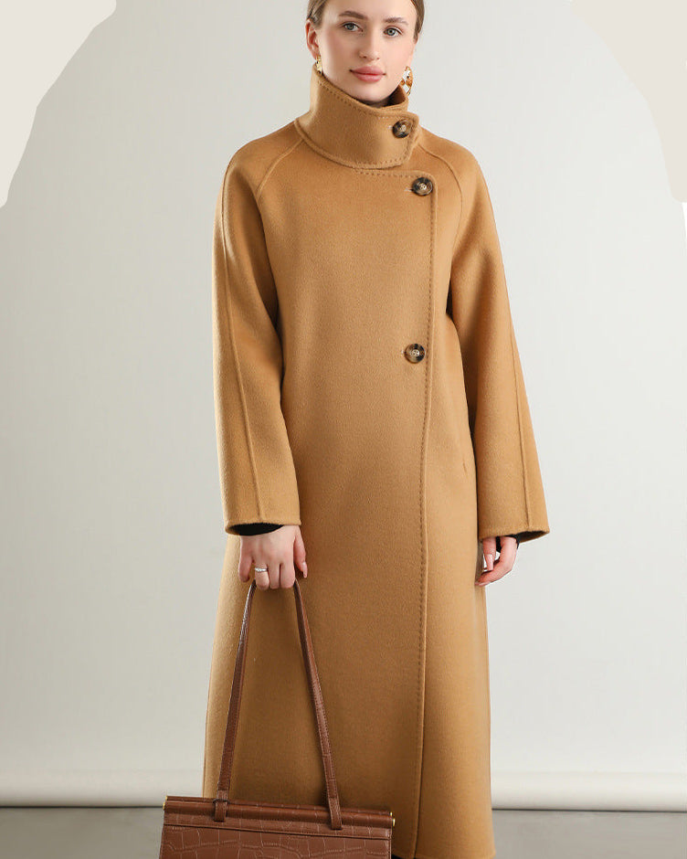 Single Breasted Versile  Wool Coat