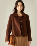 Camel Hair & Cashmere Chanel-Style Coat