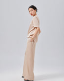 Solid Color Loose-Fitting Simple Top