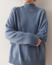 Cashmere Turtleneck Raglan Sleeve Sweater