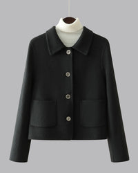 Camel Hair & Cashmere Chanel-Style Coat