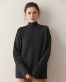 Cashmere Turtleneck Raglan Sleeve Sweater