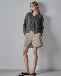 Pure Cotton High-Waisted Casual Shorts