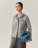 Sheep Wool & Alpaca Wool Hooded Knit Sweater