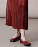 Elegant A-Line Pleated Skirt
