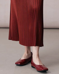 Elegant A-Line Pleated Skirt