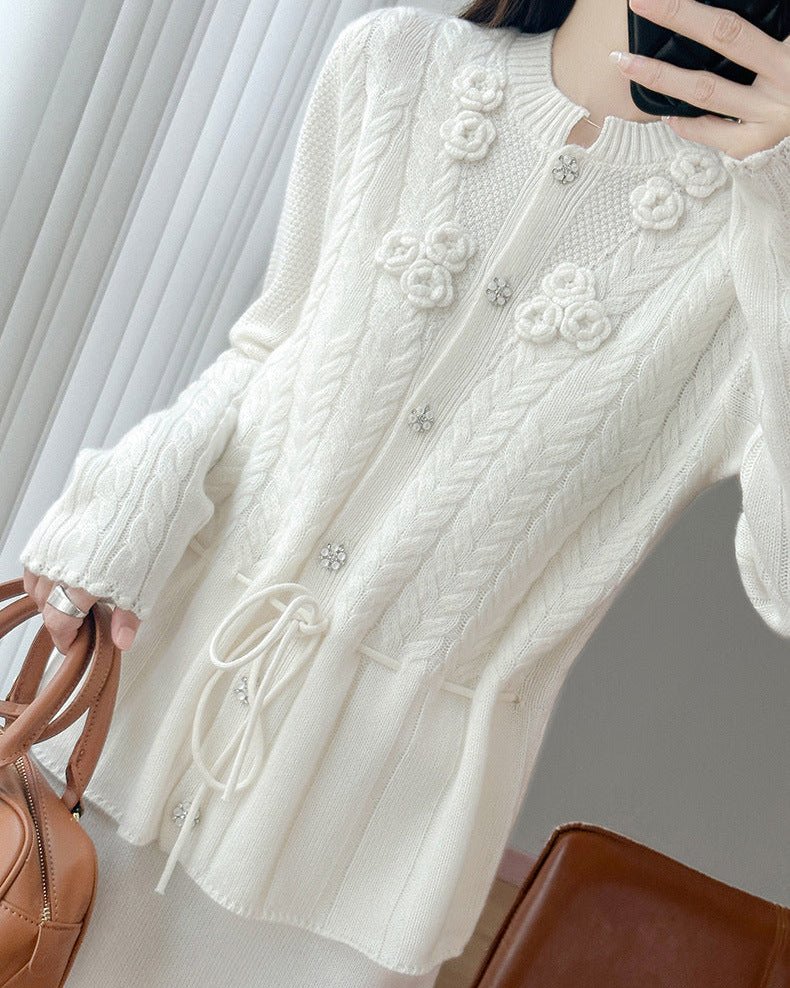 Pure Wool Button Cardigan Sweater