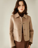 Camel Hair & Cashmere Chanel-Style Coat