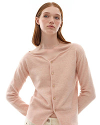 Skin-Friendly Soft Small V-Neck Knitted Cardigan