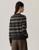 Retro Elegant Sheep Wool Knit Cardigan