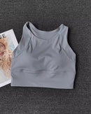 Vest-Style Yoga Fitness Bra