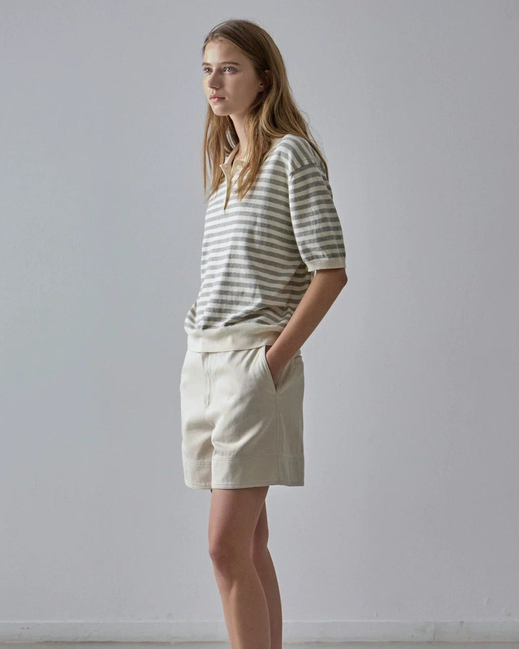 Pure Cotton High-Waisted Casual Shorts