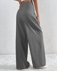 Pleated Casual Loose Wide-Leg Pants