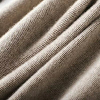 Cashmere Mid-Length Loose-Fitting Turtleneck Sweater